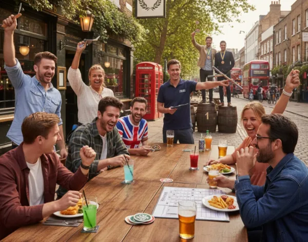 London: Great British Pub Olympics Tour with Games - 6 Hours day tour in United Kingdom