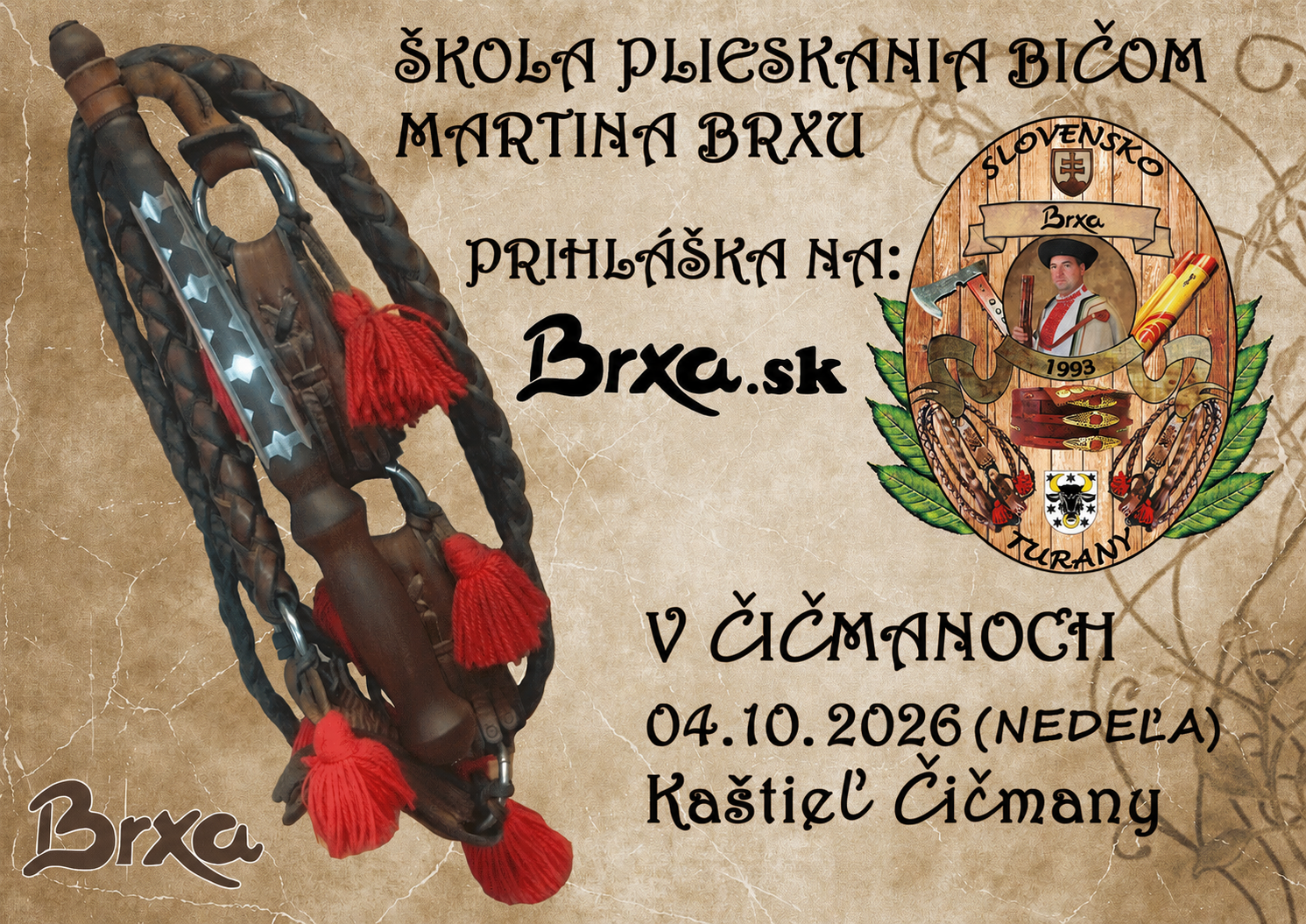 Škola plieskania bičom Martina Brxu