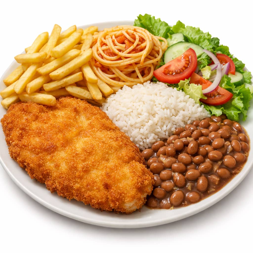 Bife de frango à milanesa