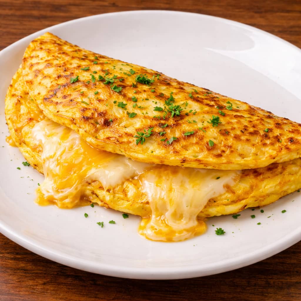 Omelete de queijo