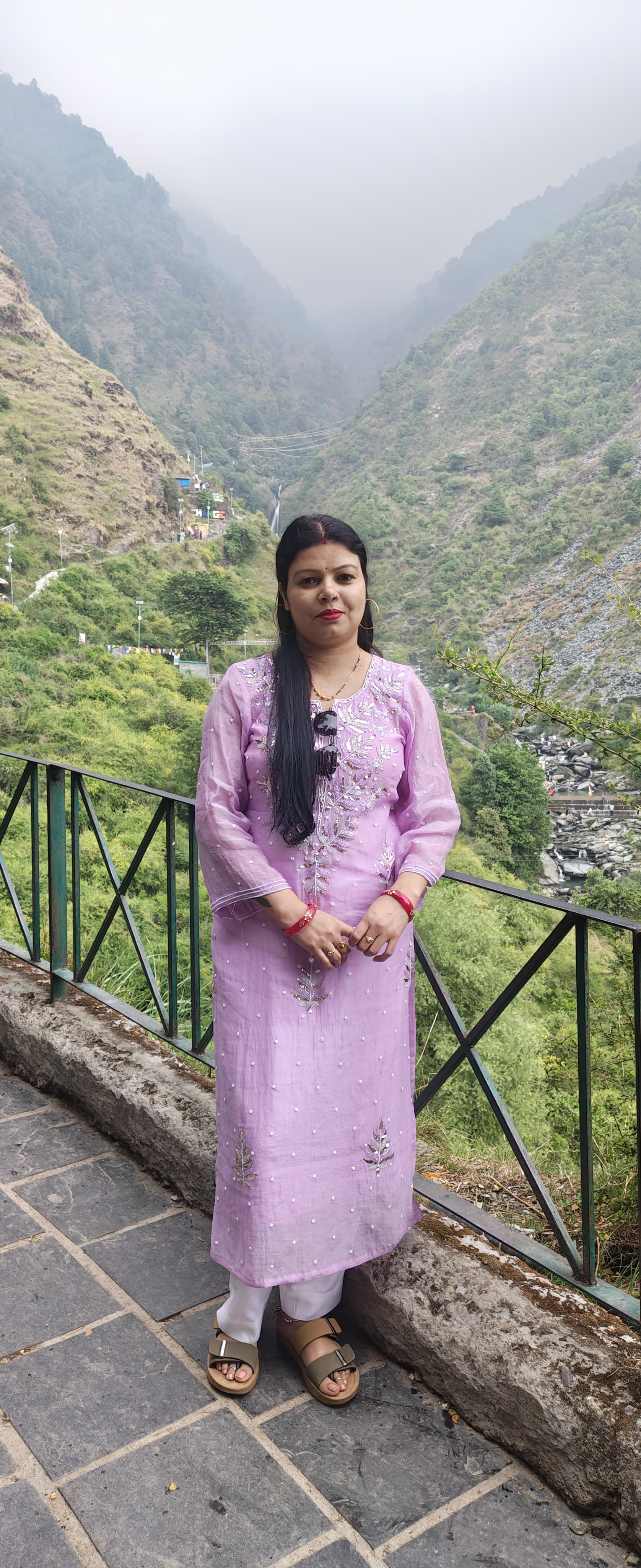 Heritage handloom saree customer drape