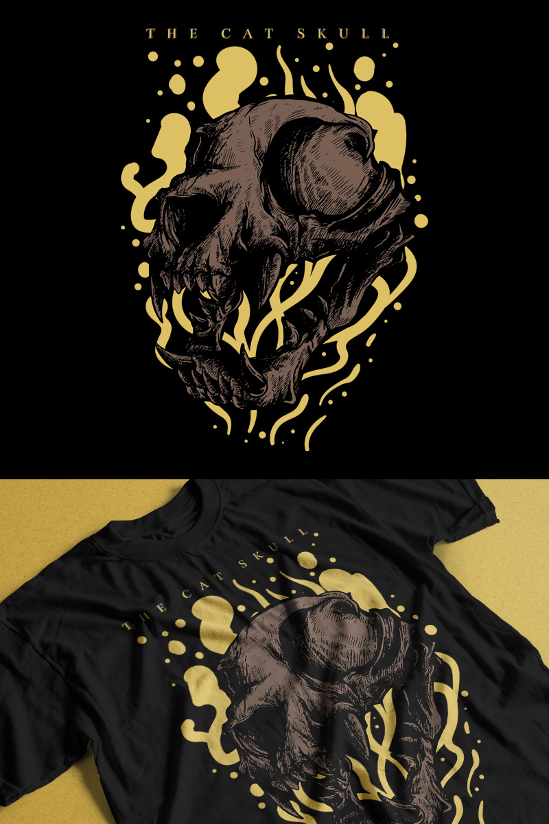 The Cat Skull T-shirt