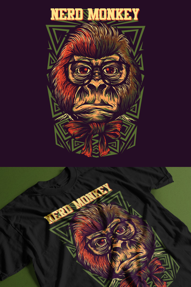 Nerd Monkey T-shirt
