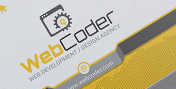 Business Card Design For Web Design And Developer PSD Template