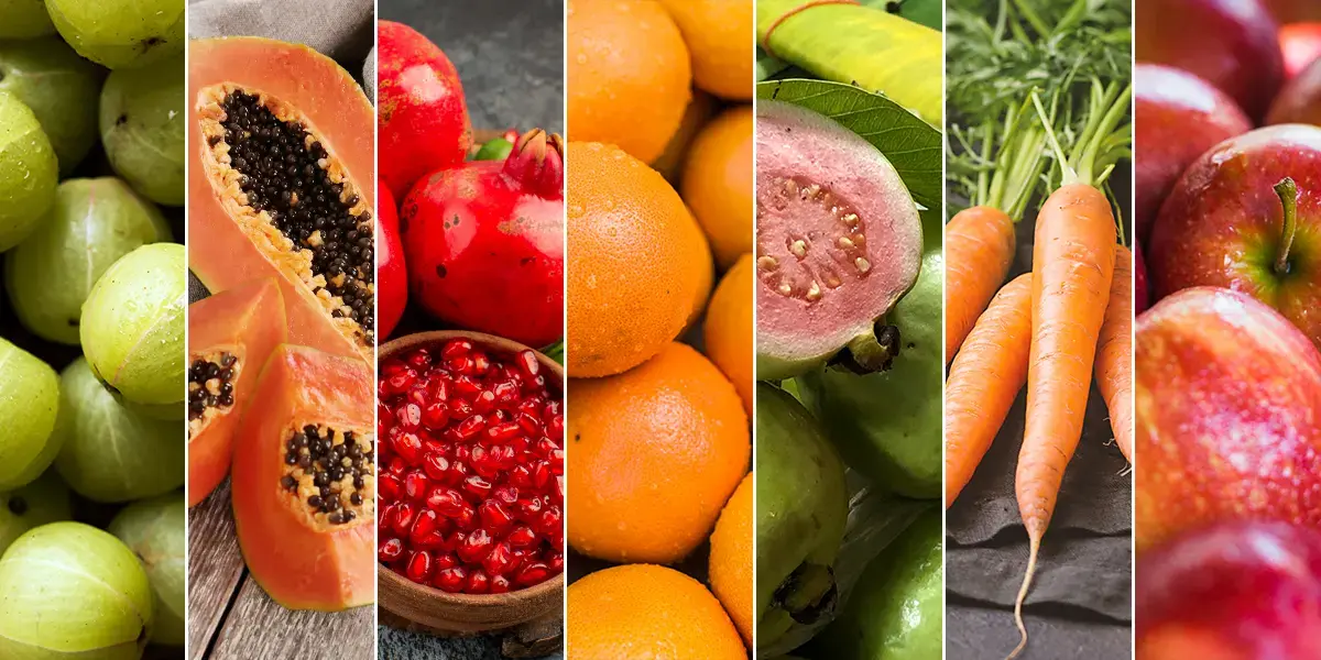 Green vegetables like spinach and broccoli for immune support