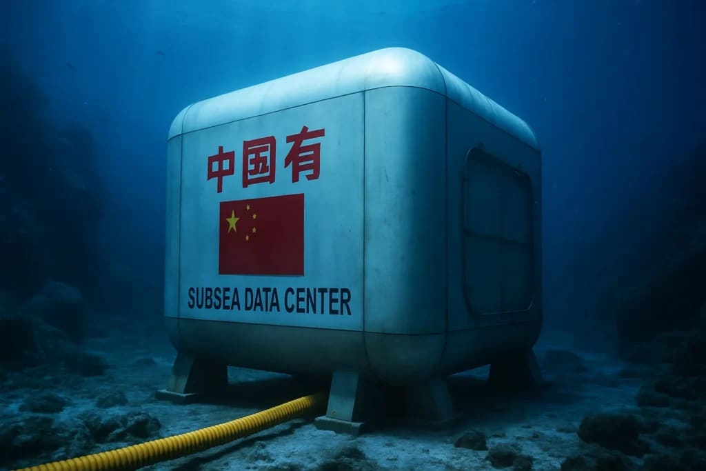 Centro de datos submarino de China impulsado por energía eólica marina