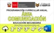 Programación Curricular Anual Comunicación Nivel Secundaria 3 Programación Curricular Comunicación