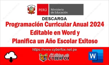 Programación Curricular Anual 2024 Editable y Planifica un Año Escolar Exitoso 4 Programación Curricular Anual 2024