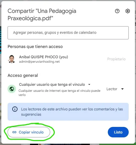 Generador de Enlaces Directos de Google Drive Gratis y Rápido 4 Paso 3 Generador de Enlaces Directos de Google Drive Gratis y Rápido
