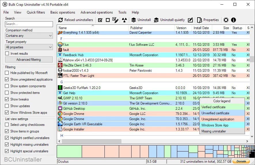 16 Herramientas Gratis Esenciales para Gestionar y Mejorar tu Windows al Máximo 3 Bulk Crap Uninstaller