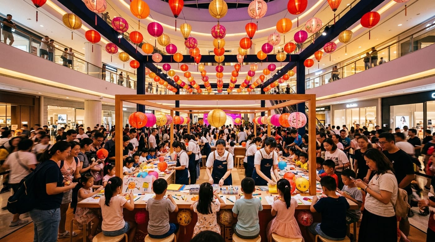 Mall Activation mùa Trung Thu — ngành bánh kẹo