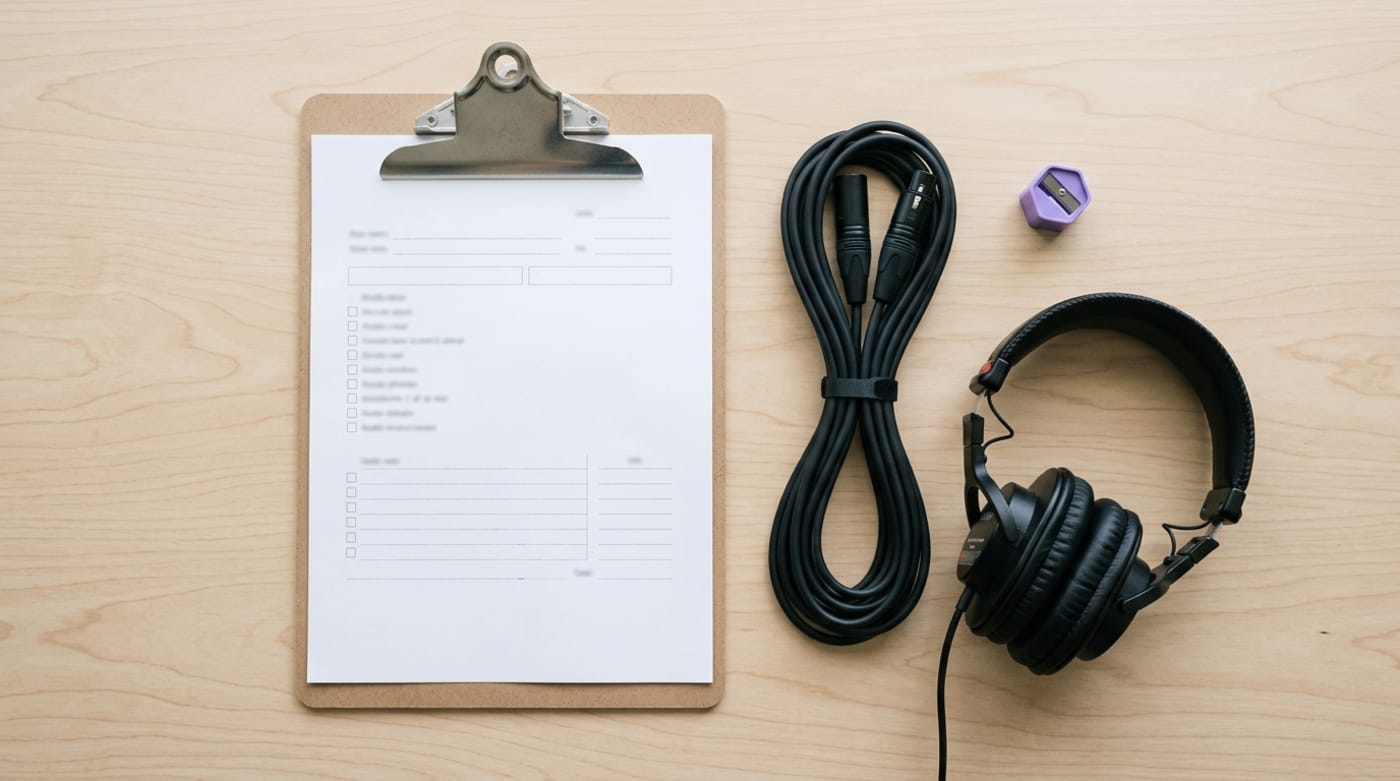 Checklist sản xuất Livestream