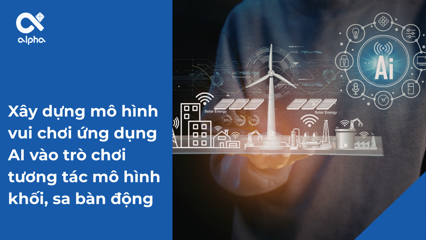 Xây dựng mô hình vui chơi ứng dụng AI vào trò chơi tương tác mô hình khối, sa bàn động