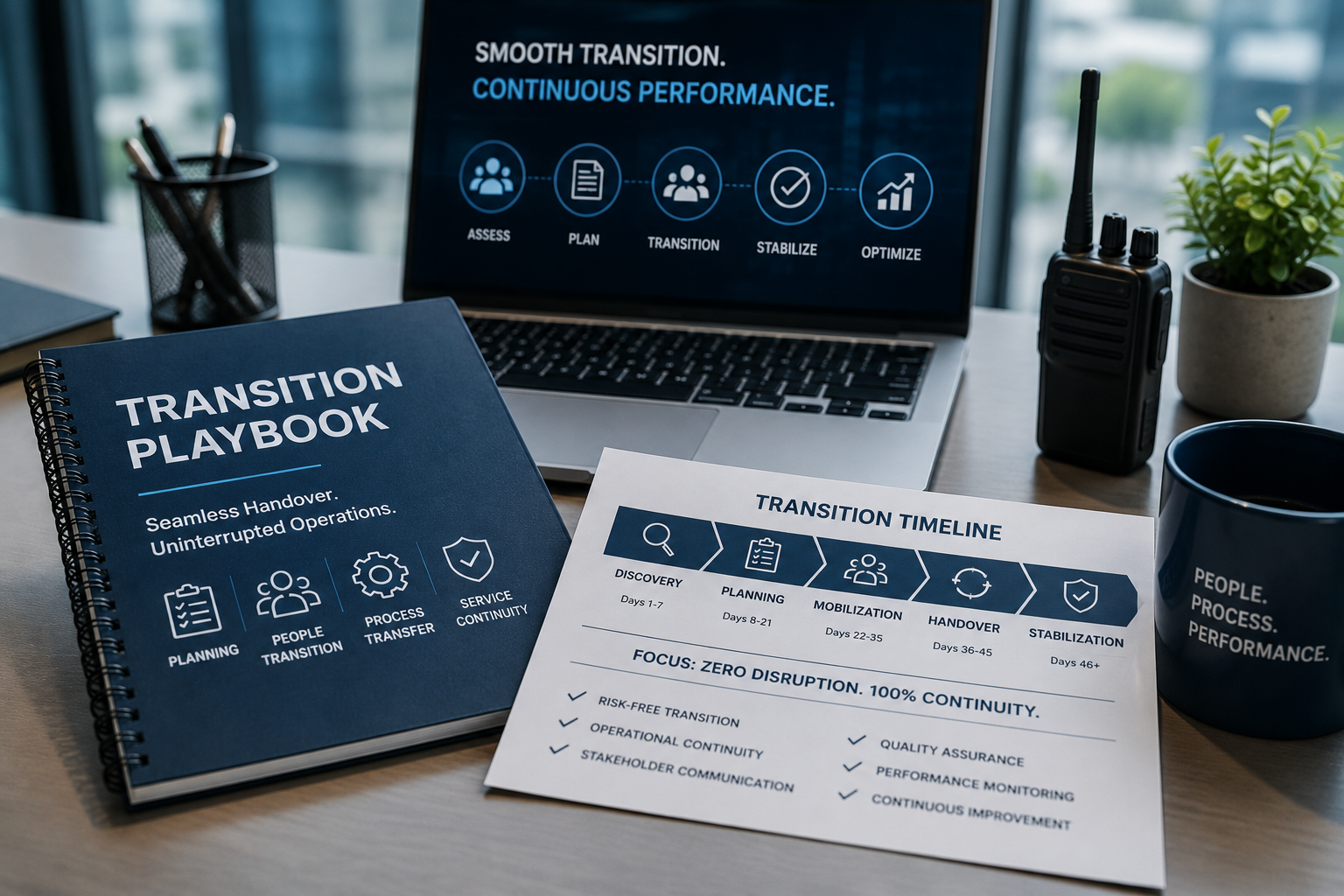 Facility management transition