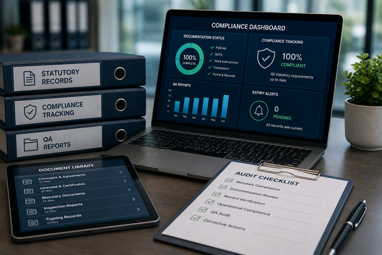 Facility compliance documentation