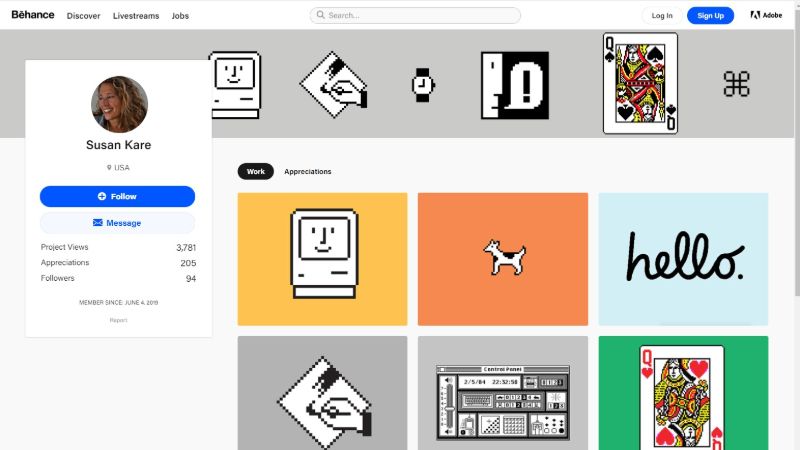 Susan Kare design portfolio