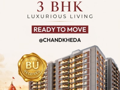 3 BHK Flat in Ahmedabad, Chandkheda - Sahajanand Marigold photo 7