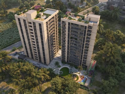 4 BHK Flat in Ahmedabad, Chharodi - Akshar Evara photo 5