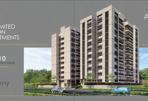 2 / 3 BHK Flat in Tragad, Ahmedabad - Akshar Evoq