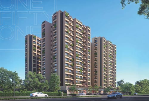 3 BHK Flat in Ahmedabad, Bhadaj - One Fifty One
