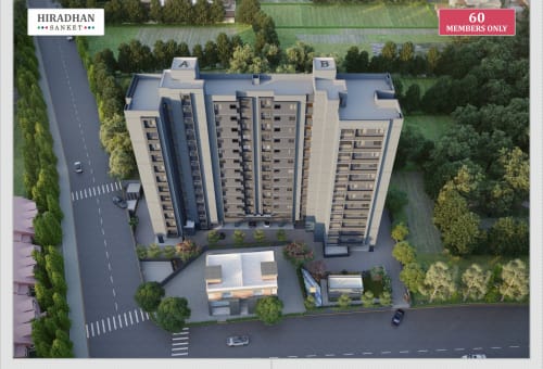 3 BHK Flat in Ahmedabad, Naranpura - Hiradhan Sanket