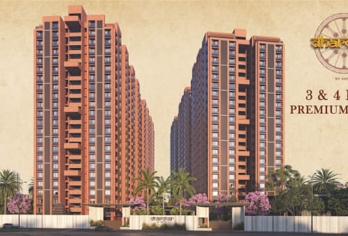 3/4 BHK Flat in Ahmedabad, Vaishnodevi - Sheetal Dharohar