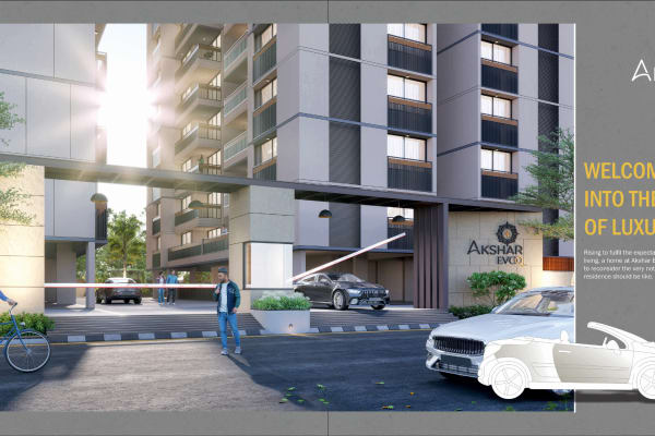 Flat for sale in Tragad, Ahmedabad, Ahmedabad - Akshar Evoq
