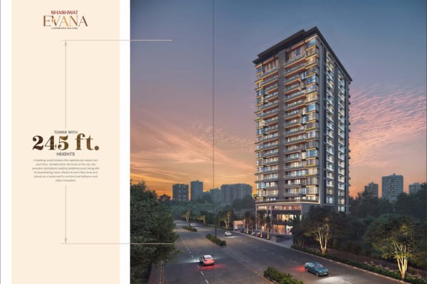 Flat for sale in Ahmedabad, Vaishnodevi, Ahmedabad - Shashwat Evana