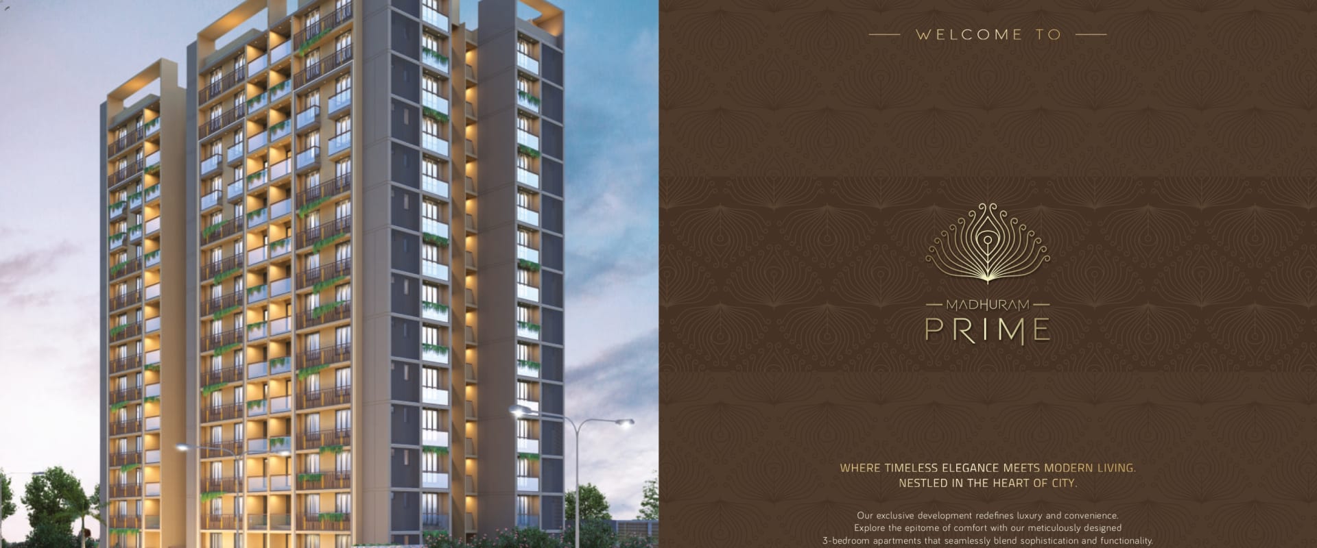 3 BHK Flat for sale in Ahmedabad, Zundal, Ahmedabad - Mena Madhuram Prime by Mena Construction