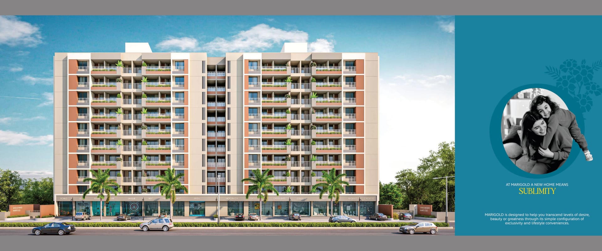 3 BHK Flat for sale in Ahmedabad, Chandkheda, Ahmedabad - Sahajanand Marigold by Shree Nar Narayan Infrastructure
