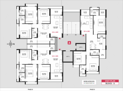 3 BHK A floor plan