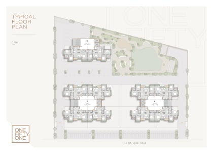 4 BHK Unit Plan floor plan