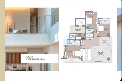 4 BHK Lower floor plan