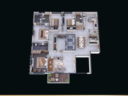 4BHK Floor Plan floor plan