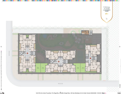 4 BHK TYPE-B1 floor plan
