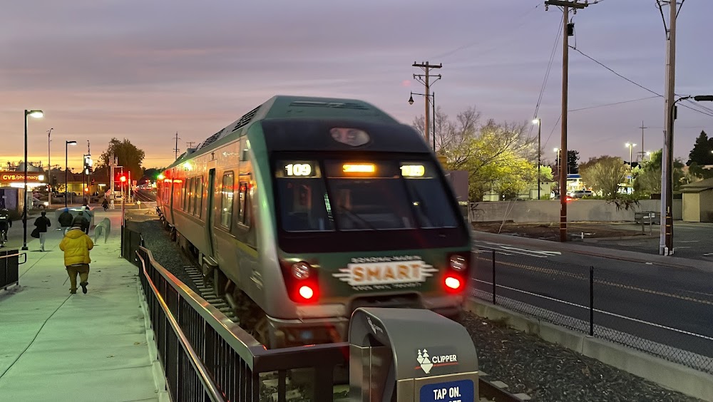 SMART Petaluma Downtown train station