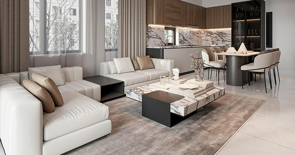 Tăng tính kết nối với không gian phòng khách mở