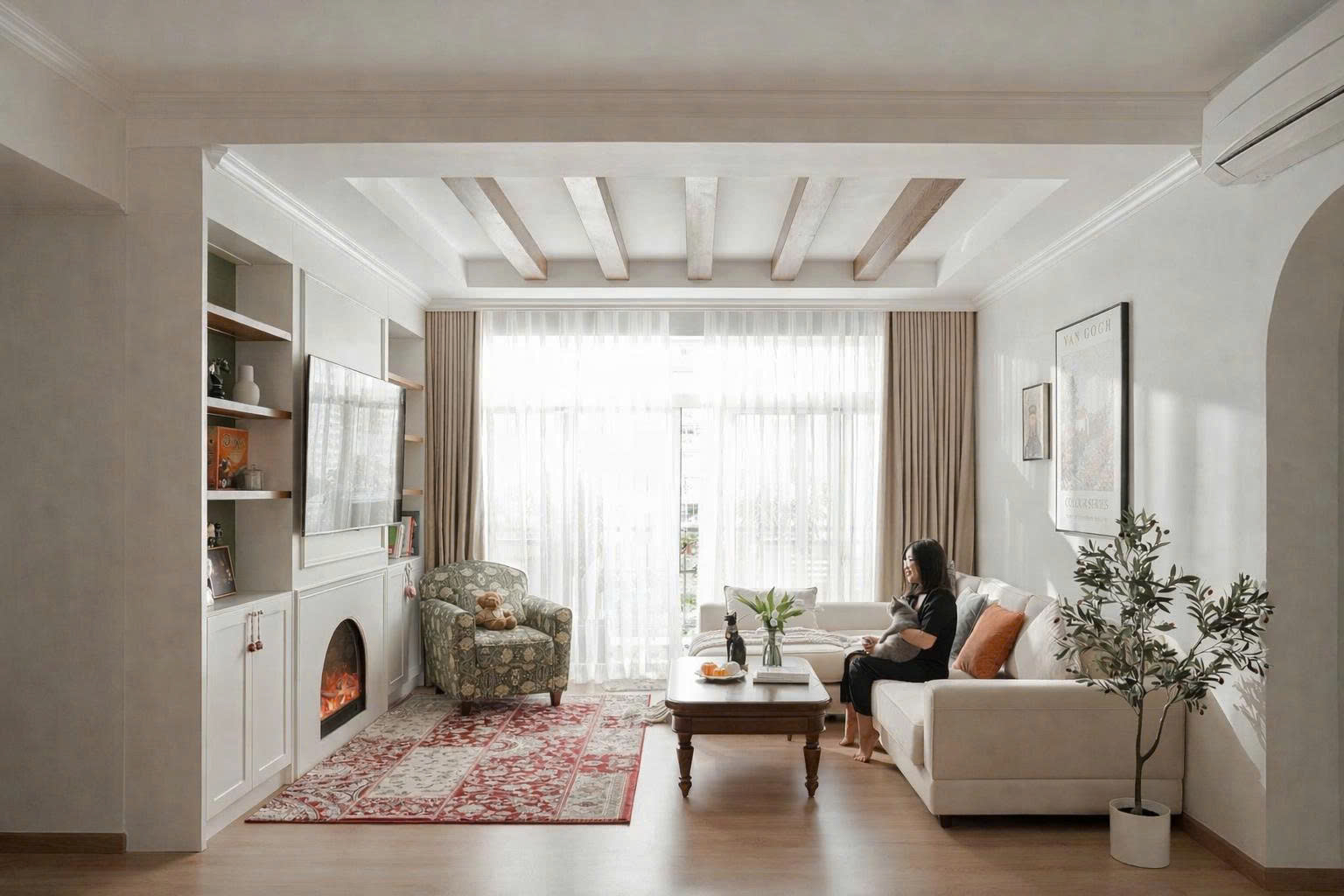 Phong cách Farmhouse - Tinh thần đồng quê tạo khoảng lặng cho nhà phố- Ảnh 2.