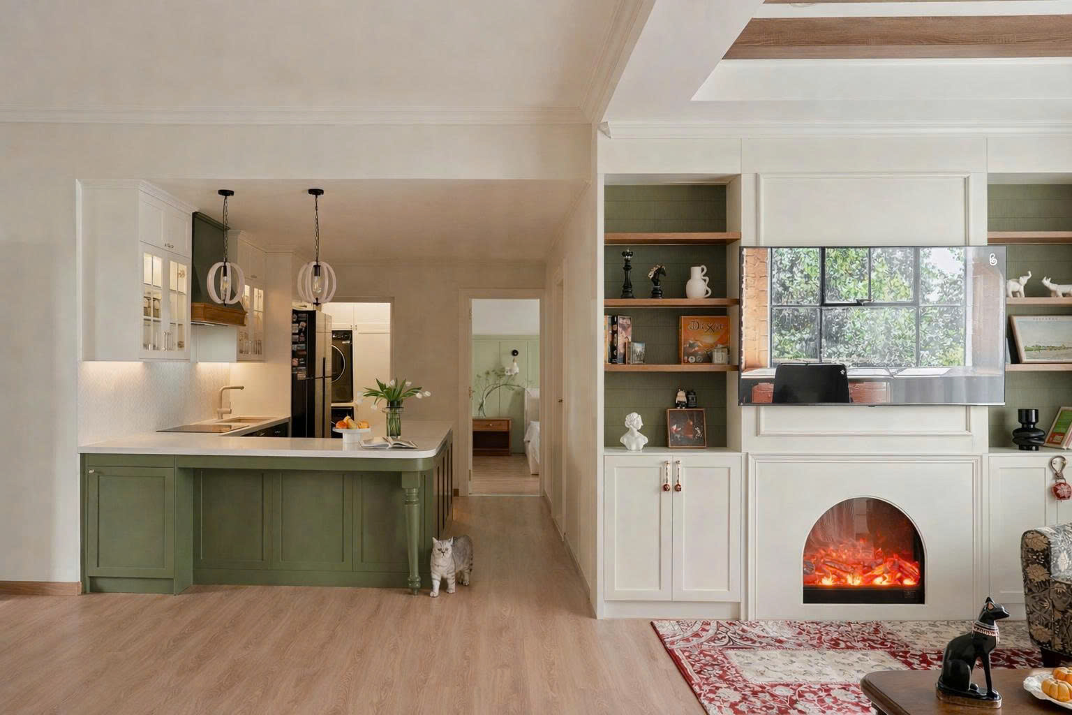 Phong cách Farmhouse - Tinh thần đồng quê tạo khoảng lặng cho nhà phố- Ảnh 4.