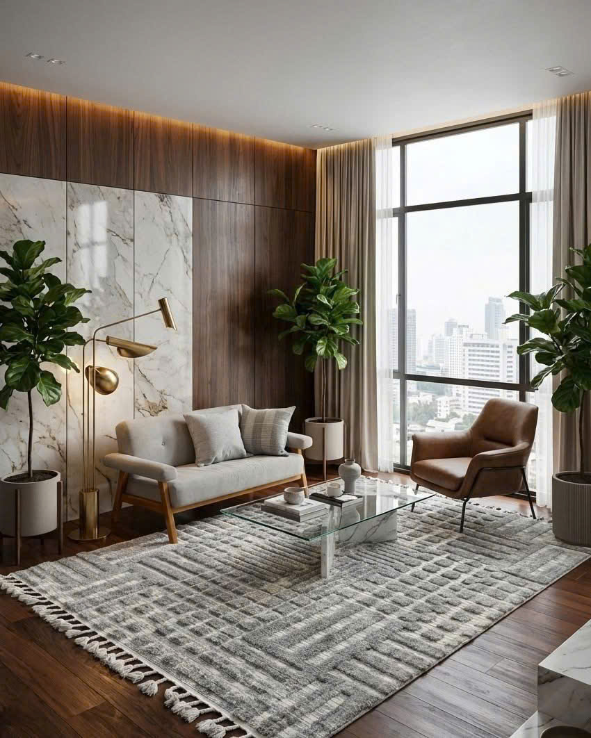 Định hình lại xu hướng trang trí căn hộ bằng thảm dệt công nghệ 3D- Ảnh 2.