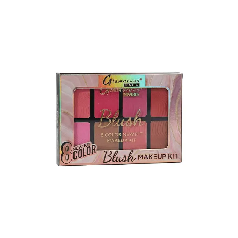 Glamorous Face Blush 8 Color New Makeup Kit — view 3