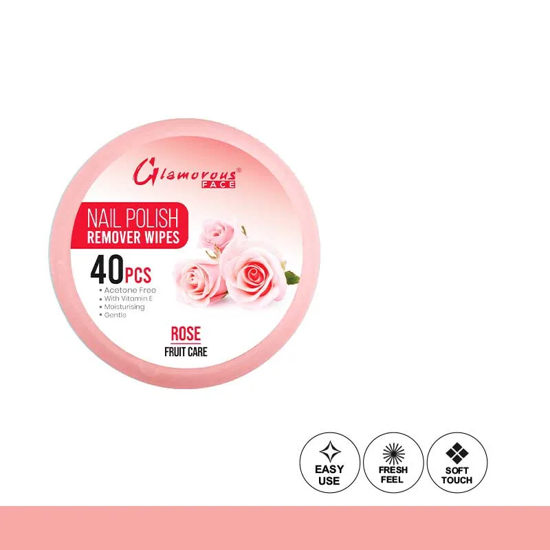 Glamorous Face Nail Remover Tissue rose — view 1