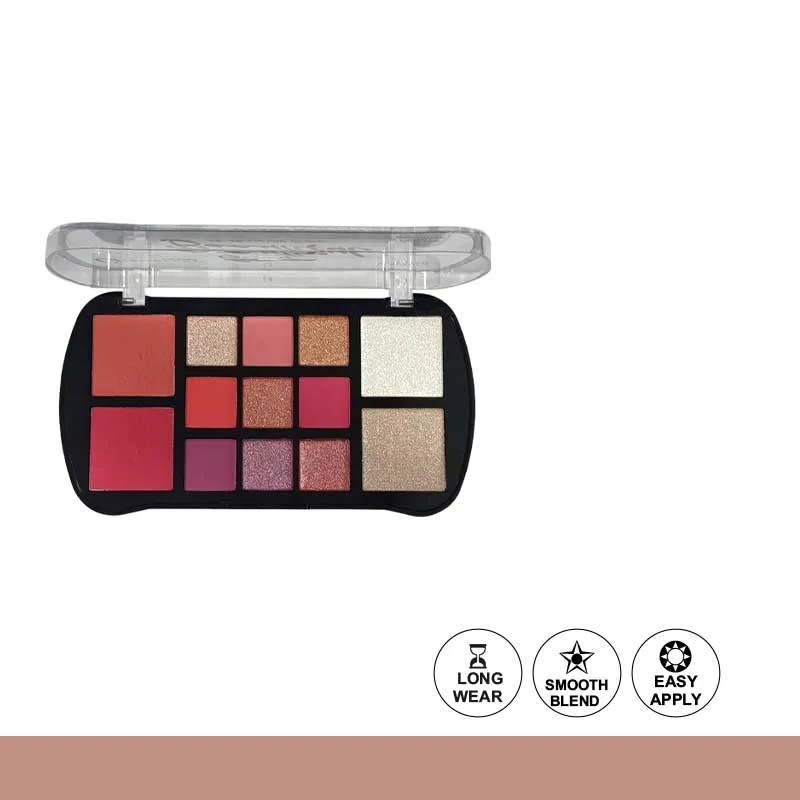 Glamorous Face Stay Beautiful Eyeshadow, Blusher & Highlighter Palette
