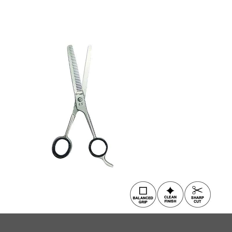 Glamorous Face Thinning Razor Scissor Silver 16 — view 2