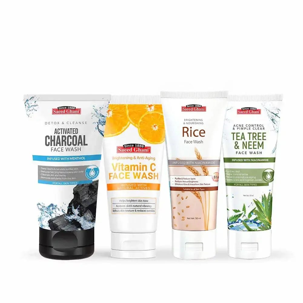 Bundle of 4 Face Washes