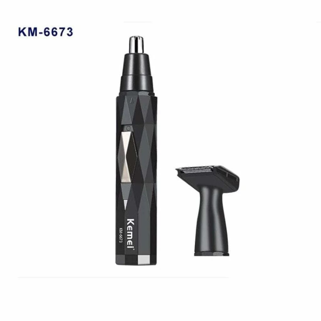 KM-6673 2in 1 men's facial shaver nose trimmer