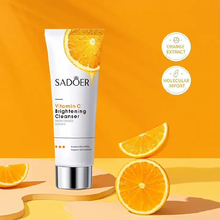 SADOER   Vitamin C Brightening  Face Cleanser  Sadoer Vitamin C Moisturizing Cleansing