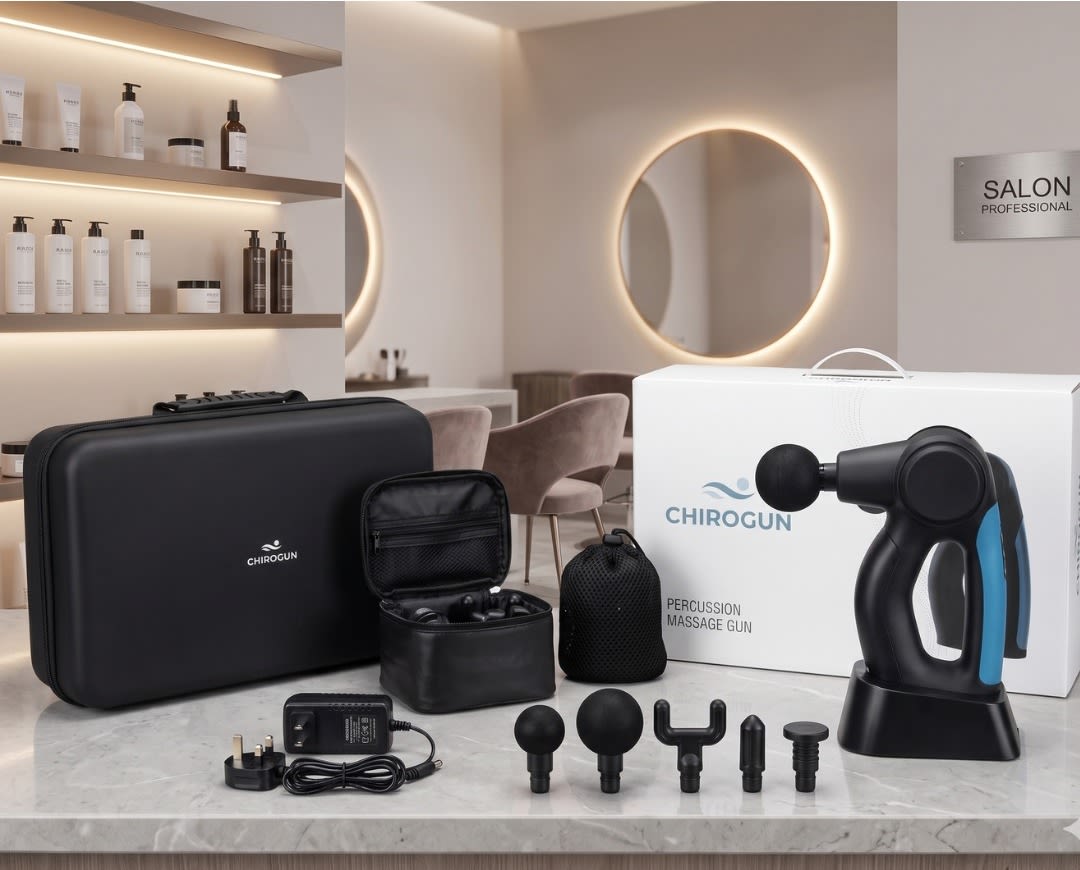 Chirogun Percussion Massage Gun with 17 Heads — view 1