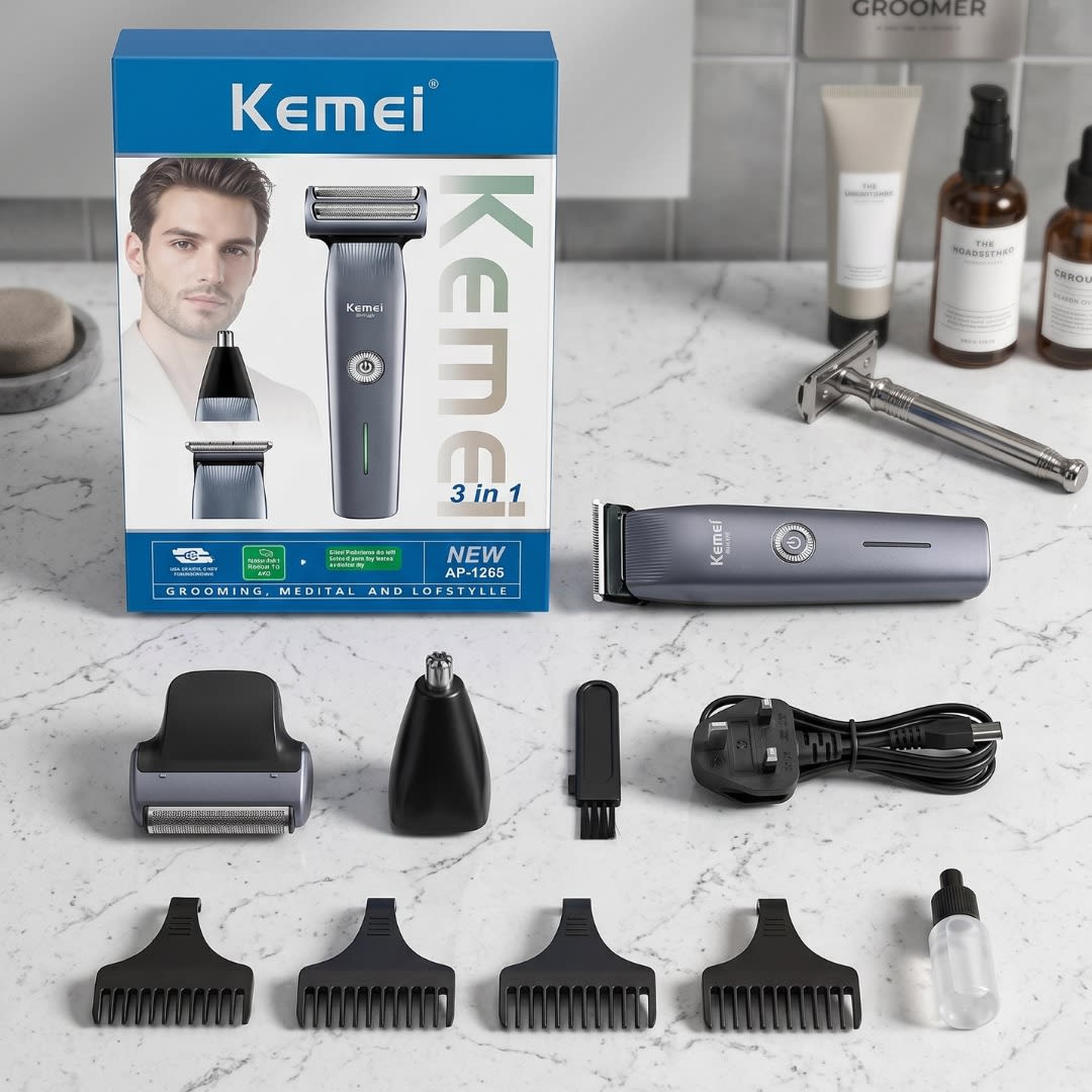 Kemei AP-1265 3-in-1 Men's Grooming Kit — view 1