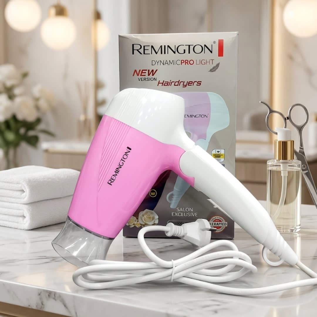 Remington DynamicPro Light Hair Dryer (Pink) — view 1